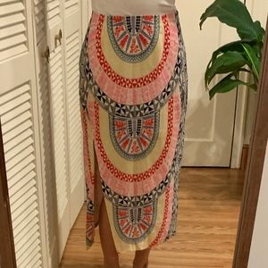 Mara Hoffman Print Silk Midi Skirt